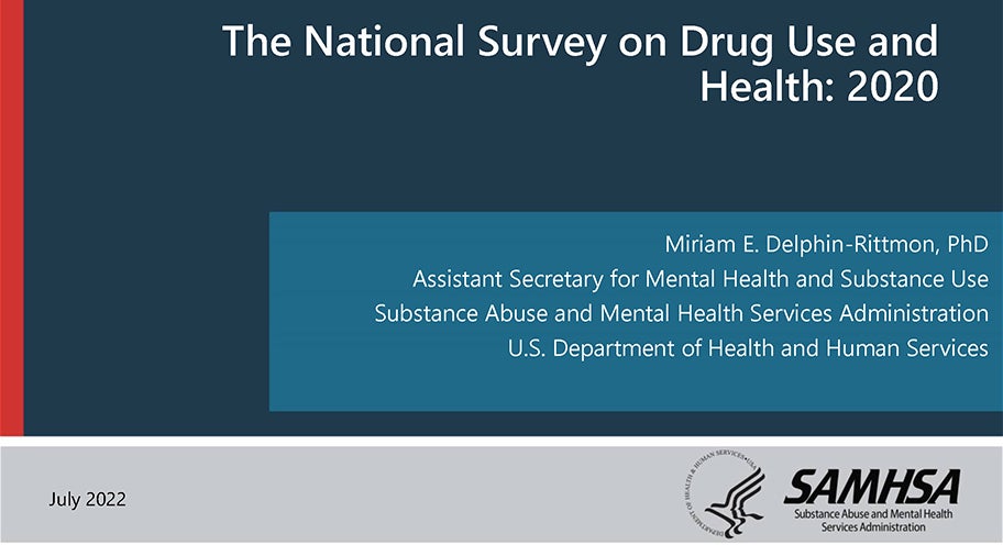 The National Survey On Drug Use & Health: 2020 - PsychU